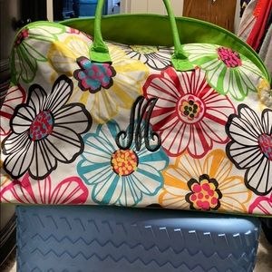 Monogrammed waterproof tote